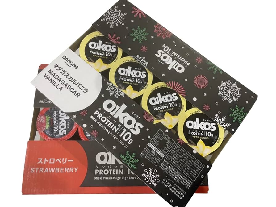 Amazon.co.jp: オイコス [ケース売り] ダノン ストロベリー12個